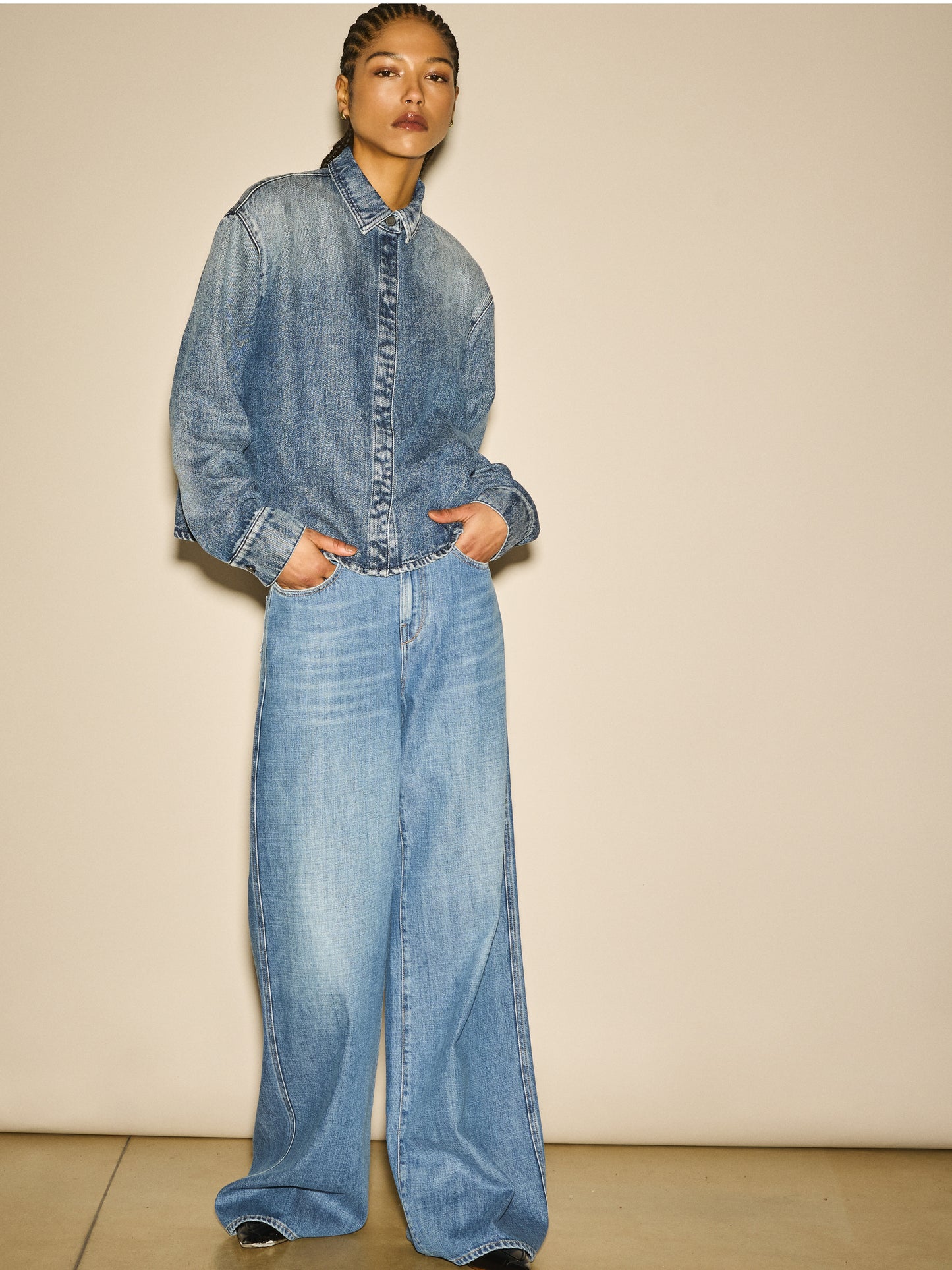 BOXY SHIRT | LAGOON