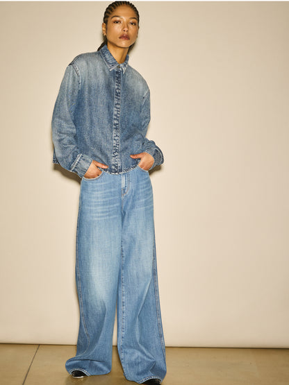 BOXY SHIRT | LAGOON