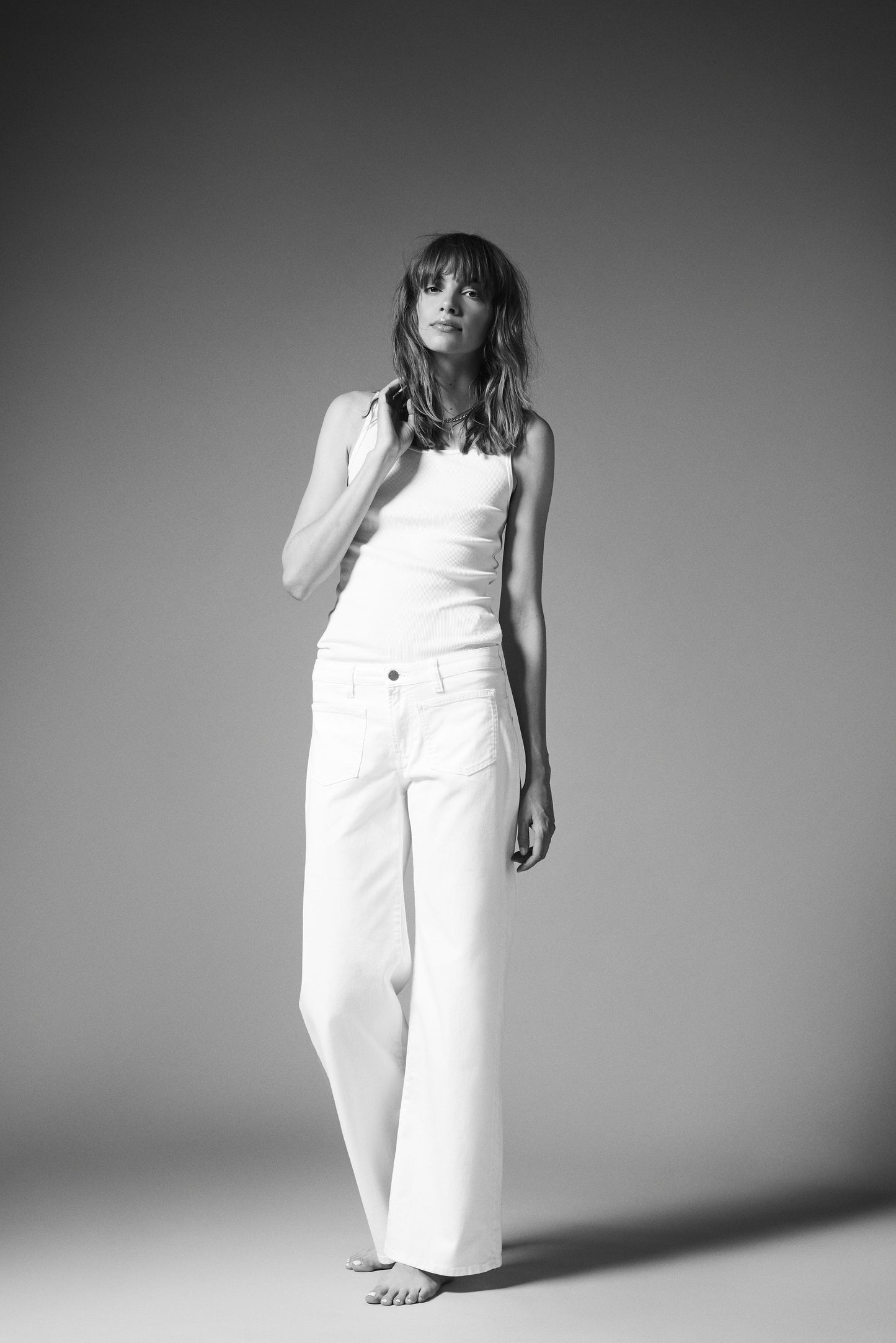 CHARLIE PATCH POCKET | BLANC