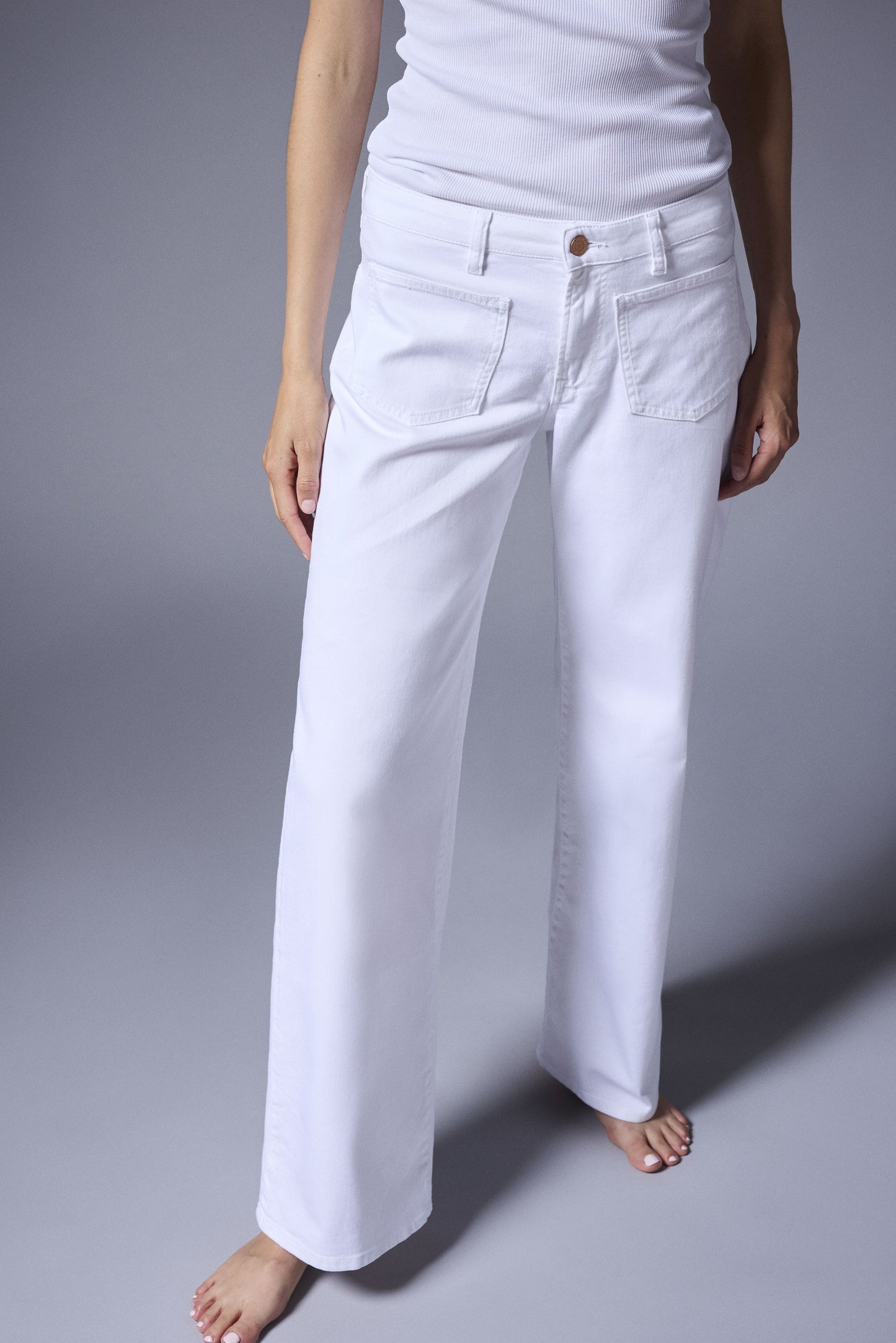 CHARLIE PATCH POCKET | BLANC