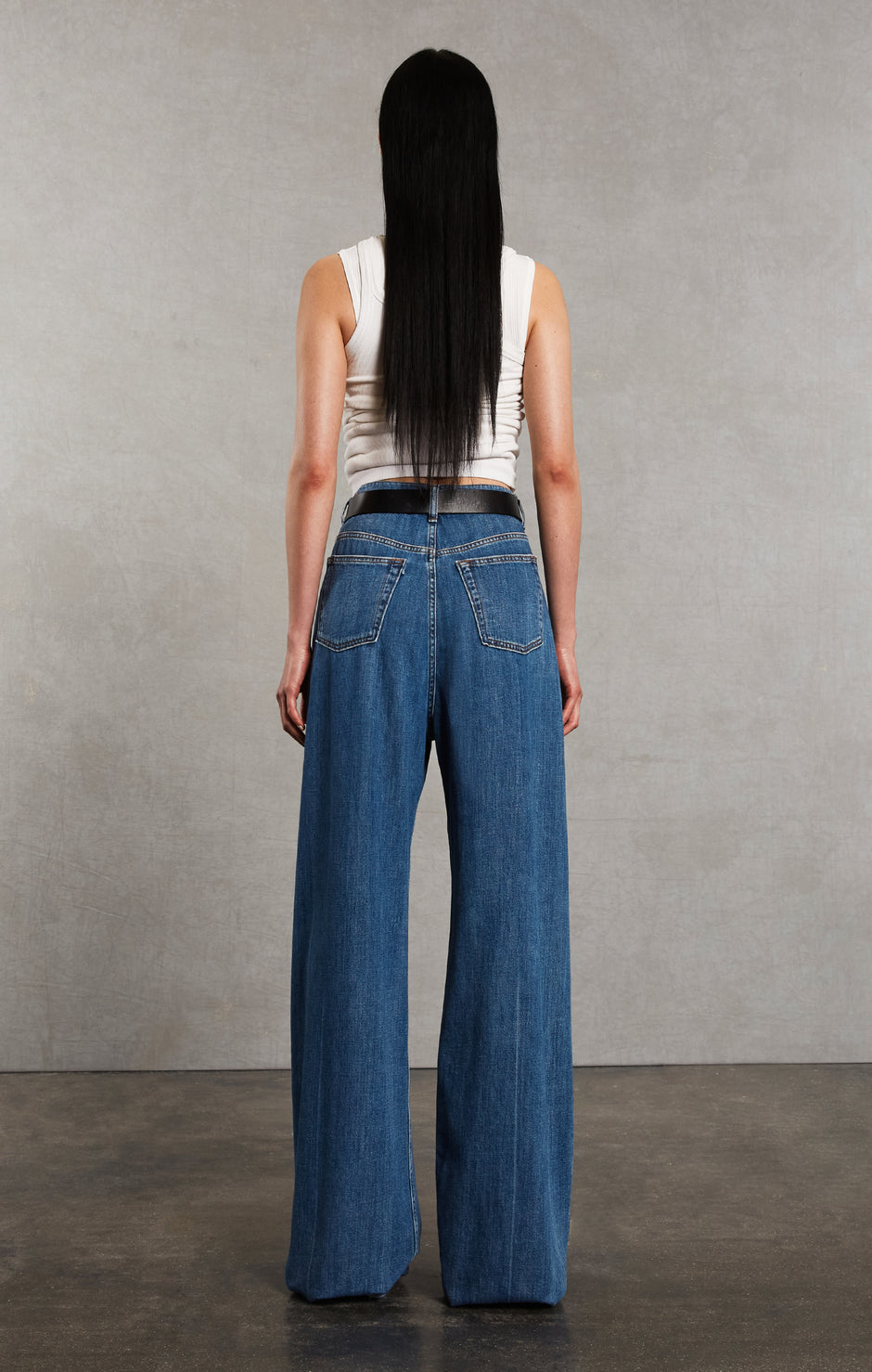 3x1 Women's Denim Skater Jeans Gold