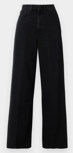 Flip Jean | Solid Black Clean 3x1 NYC
