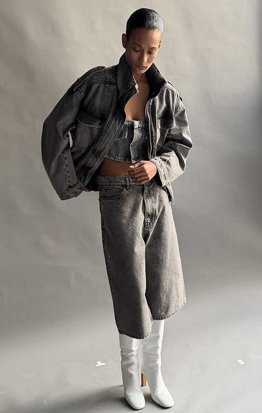 BOYISH BERMUDA | WARM GREY