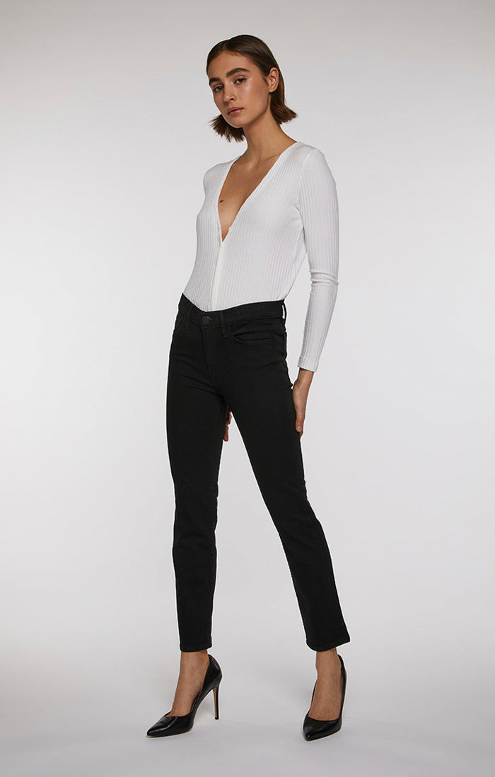 W2 STRAIGHT CROP | BLACK