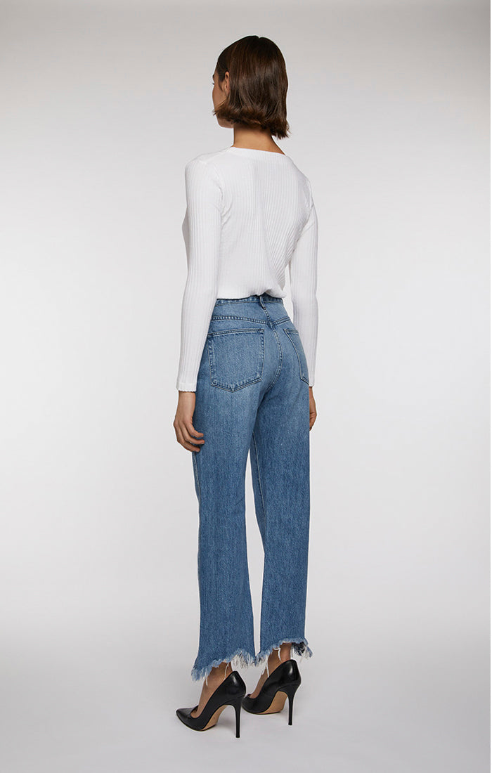 AUSTIN CROP BYRD 3x1 Denim